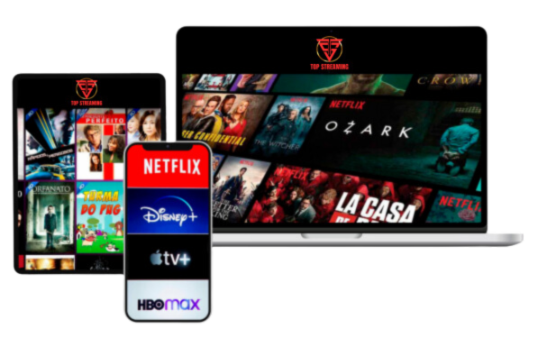 TopStreaming em múltiplos dispositivos